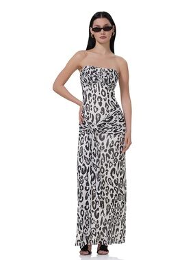 afrm mccall off the shoulder mesh maxi dress AFRM McCall Maxi Dress